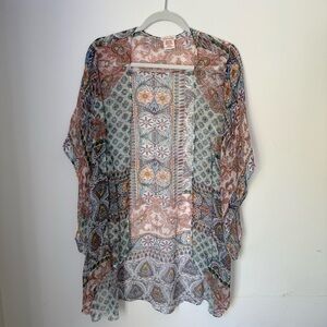 Lightweight Vismaya Boho Floral Kimono